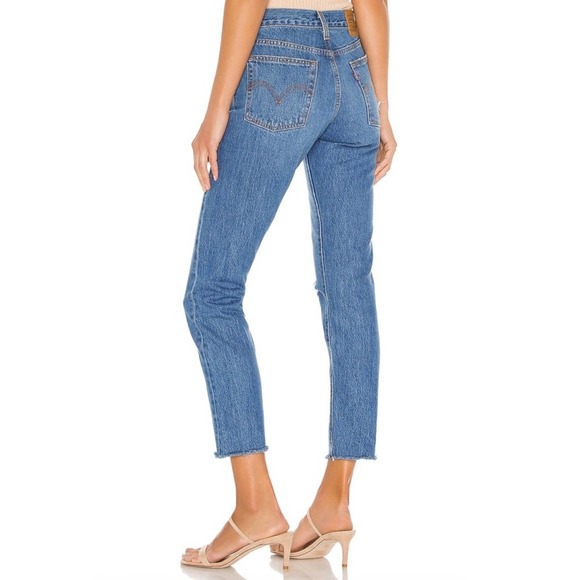 NEW Levi’s Premium Wedgie Icon Straight Jeans (size 27) - Picture 4 of 12